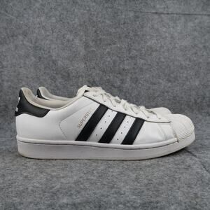 Adidas Shoes Mens 8 Sneakers Superstar Lifestyle Casual Athletic White Black Low